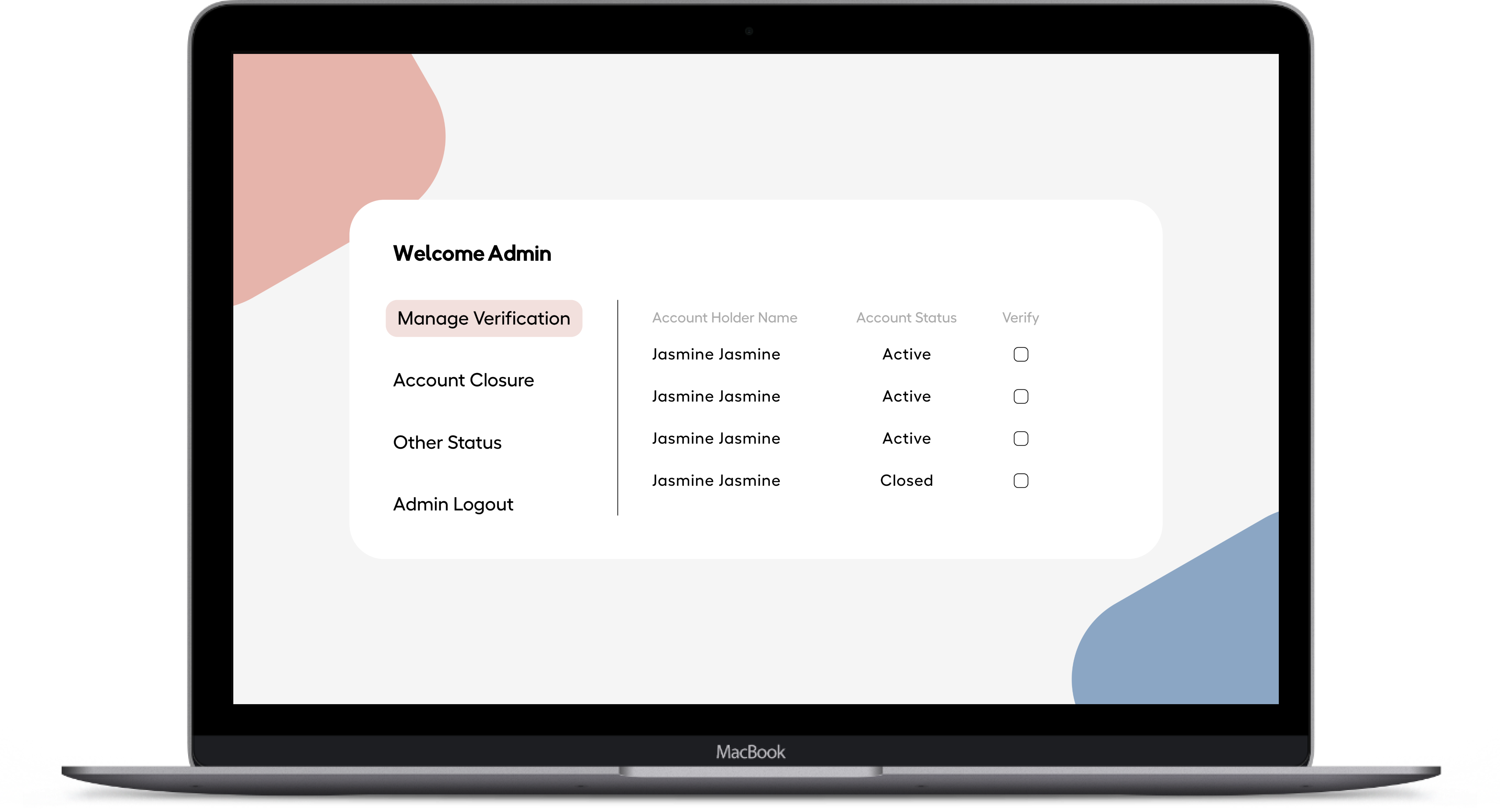 Comprehensive Admin Panel